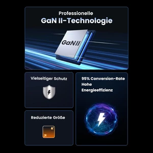 شارژر دیواری فست شارژ تایپ‌‍سی و یو‌اس‌بی 140 وات یوگرین با کابل دوسر تایپ‌سی