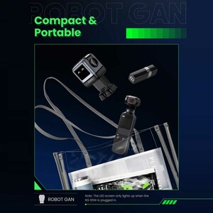 شارژر دیواری شارژر دیواری USB و تایپ‌سی 65 وات گرینو تایپ‌سی 65 وات گرین Ugreen CD361 25685B طرح ربات