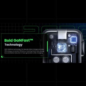 شارژر دیواری USB و تایپ‌سی 65 وات گرین