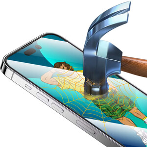 قیمت گلس شفاف سیلیکونی آیفون 14 پرو گرین‌لاین