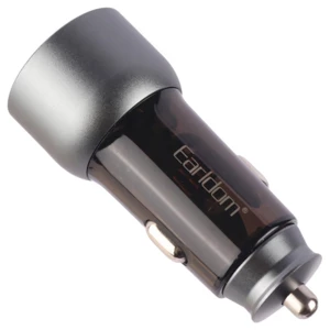 خرید شارژر فندکی فست شارژ ماشین دو پورت ارلدام