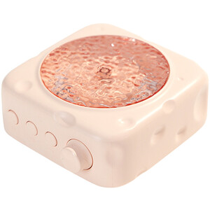 اسپیکر و چراغ خواب صورتی با طرح پنیر