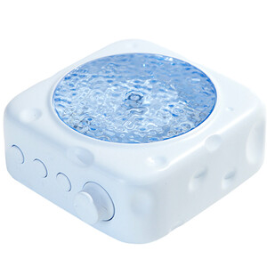 اسپیکر و چراغ خواب آبی با طرح پنیر