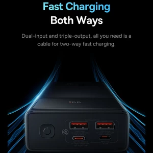 پاوربانک سوپر فست شارژ تایپ سی و یو اس بی دیجیتالی بیسوس