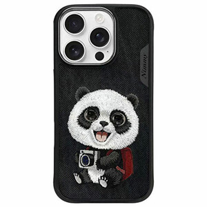 قاب گوشی آیفون 16 پرو نیمی NIMMY N-XDY طرح پاندا با چشم برجسته