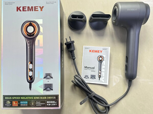 سشوار هوای دوگانه کیمی KEMEY High Speed Negative Ions Hair Dryer KM-2061