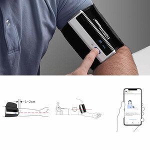 کاف دستگاه روی بازوی کاربر