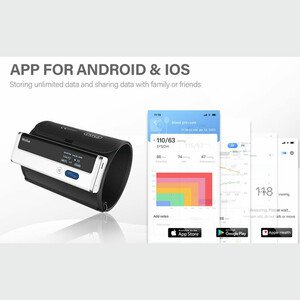 نمایش روند فشار خون در اپلیکیشن