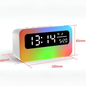 ساعت زنگ‌دار، اسپیکر بلوتوث و چراغ خواب چندکاره قابل شارژ