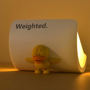 فروش چراغ خواب فانتزی رومیزی شارژی طرح  اردک وزنه‌دار