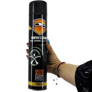 براق‌کننده تایر ماشین تام کلین 750 میلی‌لیتر TC-CT750Y22