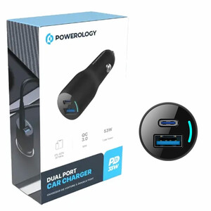 قیمت شارژر موبایل داخل خودرو  پاورولوژی