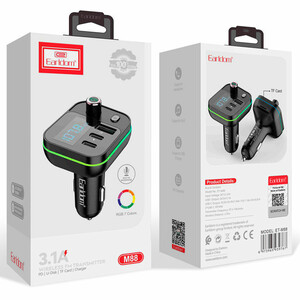 شارژر فندکی و  پلیر MP3 و فرستنده FM بلوتوثی خودرو ارلدام