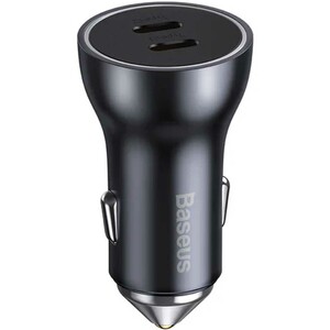 خرید شارژر فندکی فست شارژ ماشین تایپ‌سی 60 وات بیسوس