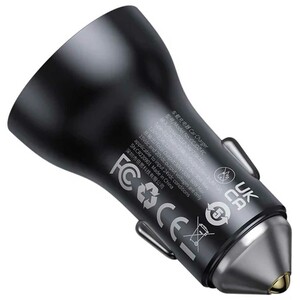 فروش شارژر فندکی فست شارژ ماشین تایپ‌سی 60 وات بیسوس