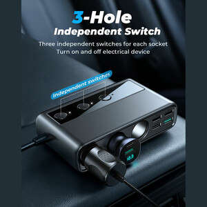 شارژر 9 در 1 خودرو  با توان 210  وات جویرم