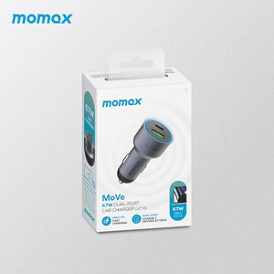 کیفیت  شارژر فندکی فست شارژ ماشین تایپ سی و یو‌اس‌بی 67 وات مومکس