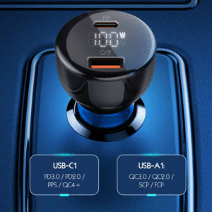 خرید شارژر فندکی 100 وات الدینیو