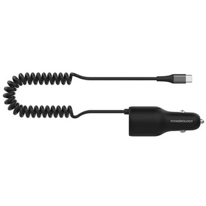 فروش شارژر فندکی فست شارژ ماشین تایپ سی 100 وات پاورولوژی