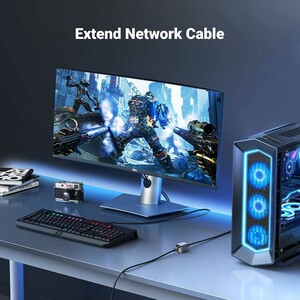 خرید مبدل افزایش طول کابل اترنت RG45 یوگرین