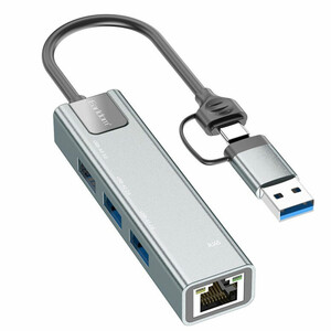 هاب USB و تایپ سی 4 پورت ارلدام ET-HUB23