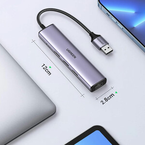 هاب یو‌اس‌بی 5 پورت یوگرین UGREEN CM475  60554