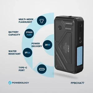 چراغ قوه چند حالته پاوربانک برای استفاده در محیط تاریک