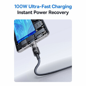 خرید کابل شارژ سریع یواس بی به تایپ سی بیسوس Display 2