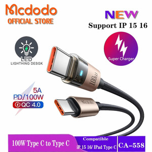 خرید کابل دوسرتایپ سی مک‌دودو