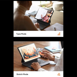 کیفیت کاور کتابی هوشمند مگنتی کیبورد دار آیپد ایر ام4 13 اینچ مک دودو