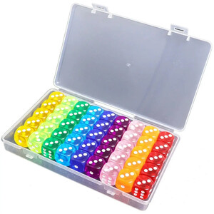 تاس شفاف اکریلیک بسته 45 عددی مدل Boxed