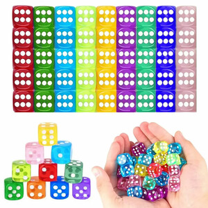 تاس شفاف اکریلیک بسته 45 عددی مدل Boxed