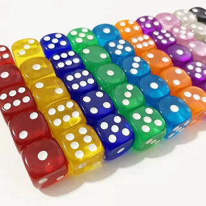 فروش تاس بازی کریستالی پک 45 عددی