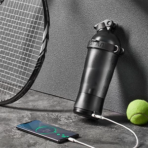 شیکر ورزشی و مخلوط کن شارژی 550 میلی‌لیتر اکورا