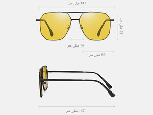 قیمت عینک آفتابی پولاریزه فتوکرومیک karen bazaar CP8808 photochromic polarized metal sunglasses
