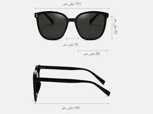 کیفیت عینک آفتابی زنانه karen bazaar A0715 nylon lens sunglasses