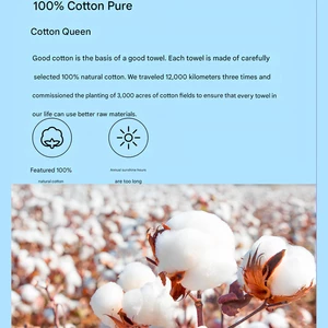 حوله حمام نرم پنبه ای آنتی باکتریال شیائومی