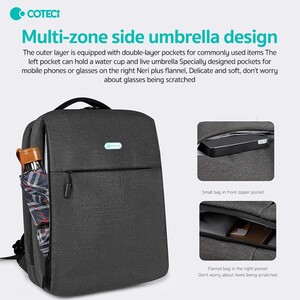 کوله پشتی لپ تاپ 13 تا 16 اینچ چند منظوره کوتسی