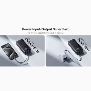 بهترین پاور بانک 20000 میلی آمپر ساعت 65 وات بیسوس