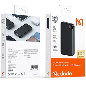 قیمت شارژر همراه تایپ‌سی و یو اس بی 30  وات 10000 مک دودو