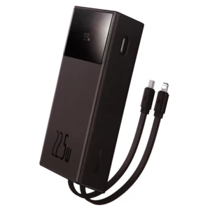 بهترین پاوربانک 20000 میلی‌آمپر یو اس بی و تایپ سی با کابل تایپ‌سی و لایتنینگ 22.5 وات بیسوس