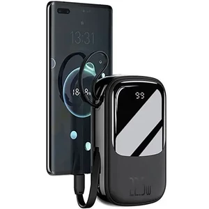 فروش پاور بانک سریع 10000بیسوس با کابل متصل تایپ سی