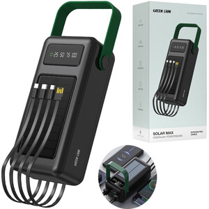 پاوربانک خورشیدی 50000 سولار مکس گرین‌لاین GNSLRPB50KBK