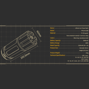 پاوربانک تایپ سی 20 وات