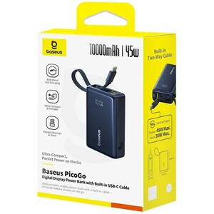 پاوربانک بیسوس فست شارژ 45 وات Type-C و USB مدل