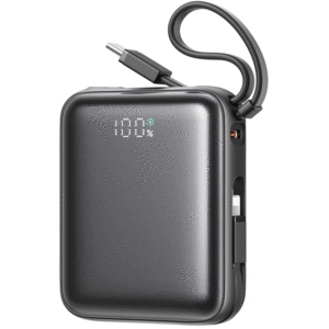 پاوربانک 10000 فست شارژ  تایپ سی و لایتنینگ 22.5 وات جویروم JR-PBF27