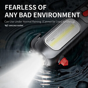 چراغ قوه شارژی و پاوربانک اسمایلینگ شارک