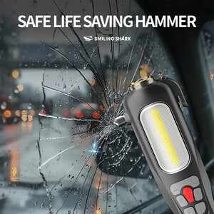 چراغ قوه شارژی و پاوربانک اسمایلینگ شارک