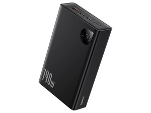 پاور بانک فست شارژ تایپ سی و یو اس بی 140 وات 24000 بیسوس