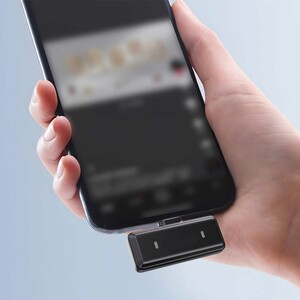 قیمت میکروفن یقه‌ای بی‌سیم تایپ‌سی و لایتنینگ ارلدام